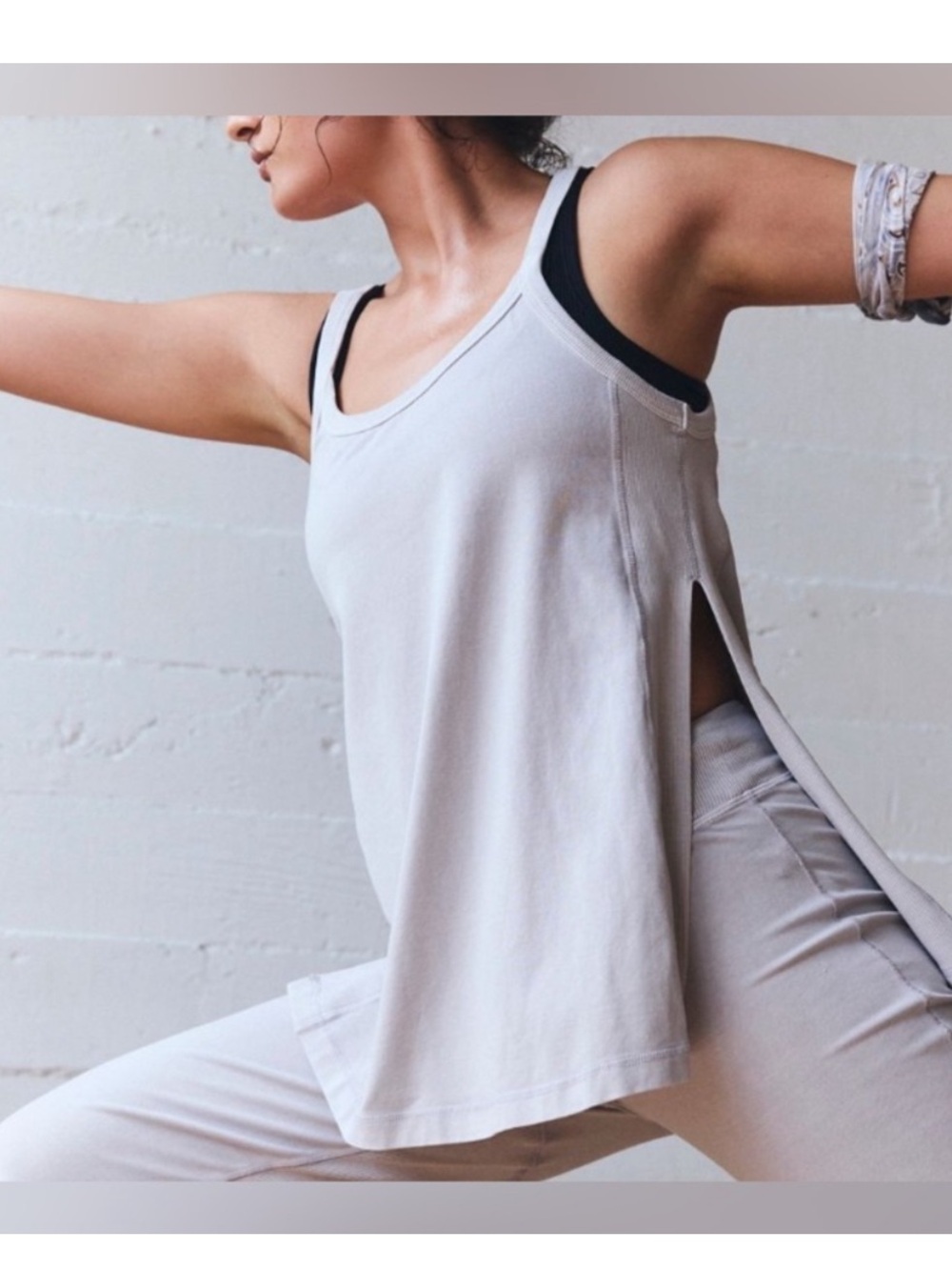 Free People Movement Hot Shot Cami Set Tofu Small